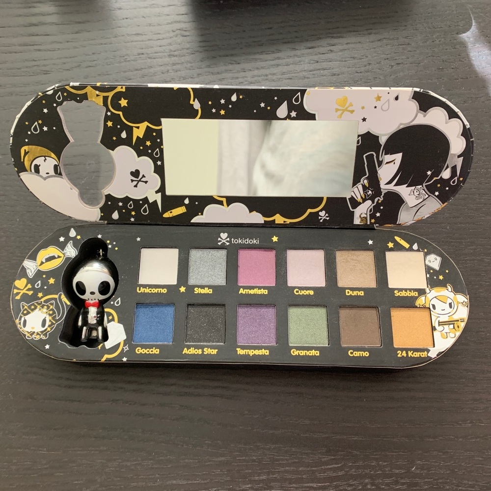 Tokidoki 24 karat skate deck eyeshadow palette